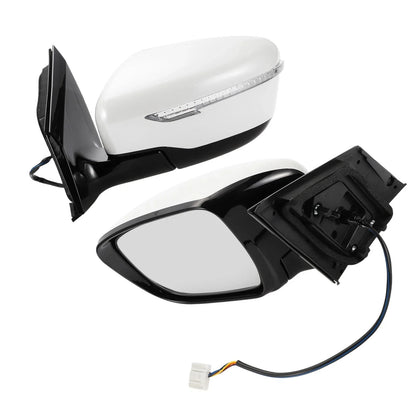 Left Side Door Mirror for Nissan Murano (2015–2020) Manual Folding White