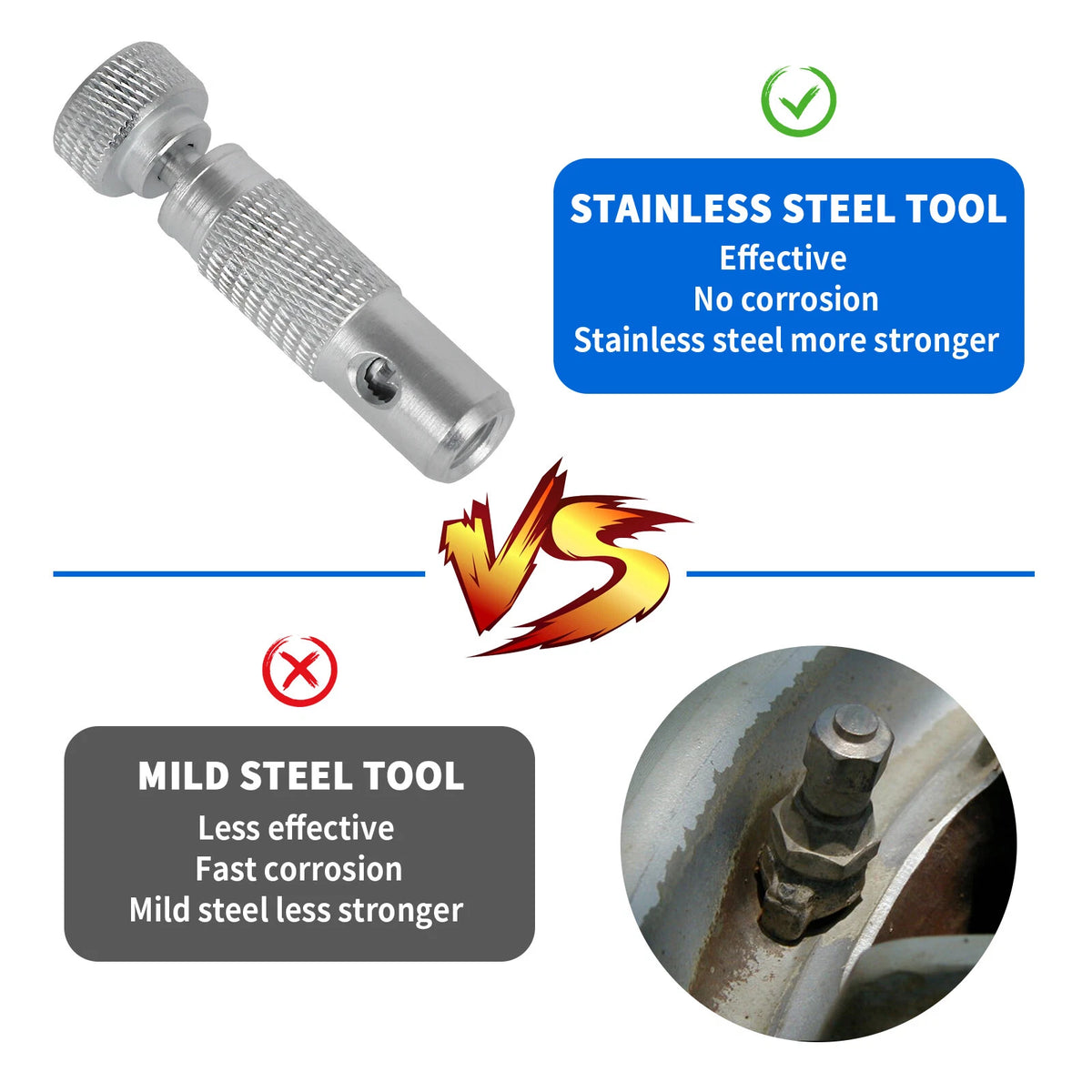 Tire Valve Stem Core Removal Tool for Universal Aircraft (STD)