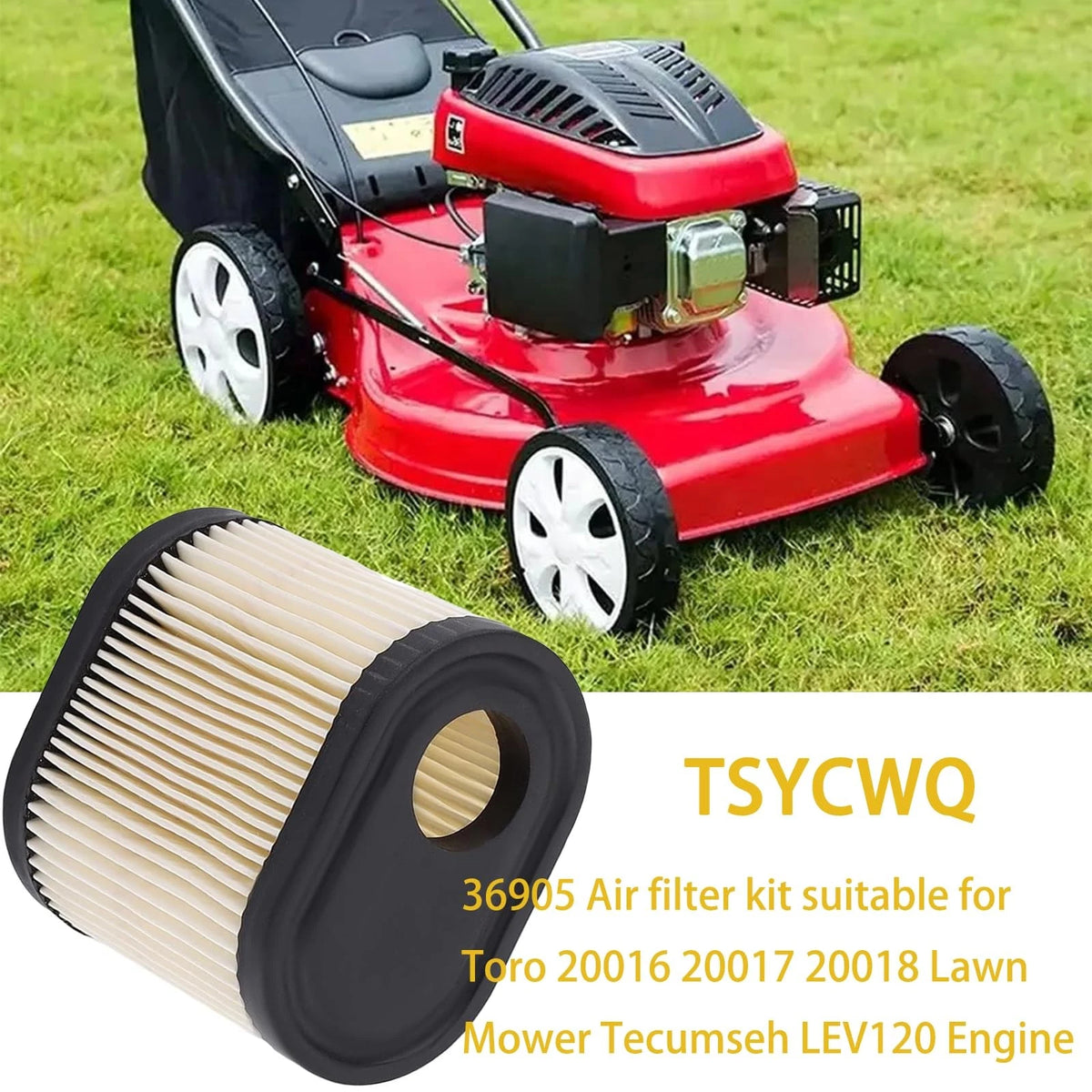 Air Filter for Toro Recycler 22 GTS 6.5HP (20016)