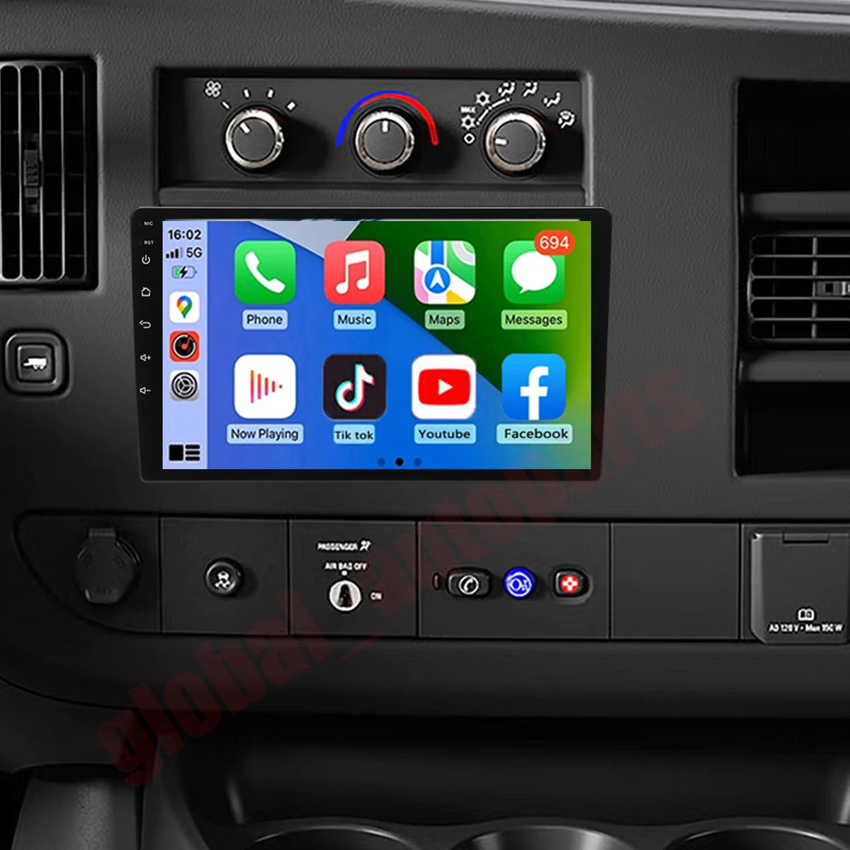 10" Android 13 Carplay Car Stereo Radio GPS for Chevrolet Express (2008–2024)