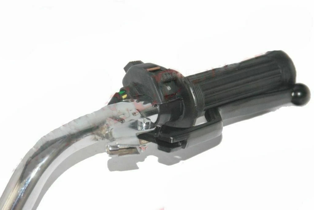 Handle Bar Complete Chrome with Grip Lever Switch for Jawa 175 250