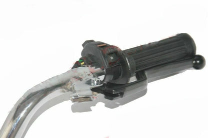 Handle Bar Complete Chrome with Grip Lever Switch for Jawa 175 250