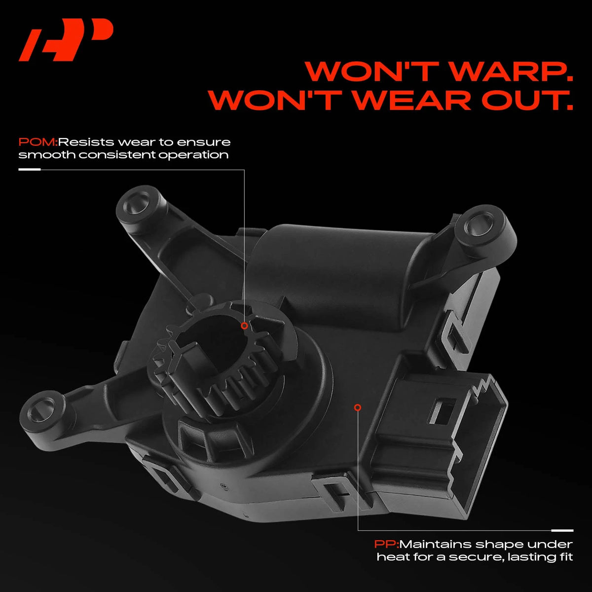 Blend Door Actuator for VW Golf Tiguan Atlas Audi A3 Quattro (2018–2023) 5Q0907511K, 604-339