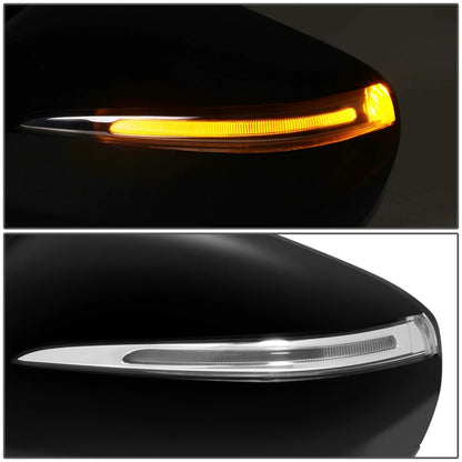 Memory Heated Turn Signal Blind Spot Side Mirror Left for Santa Fe Sport (2013–2018)