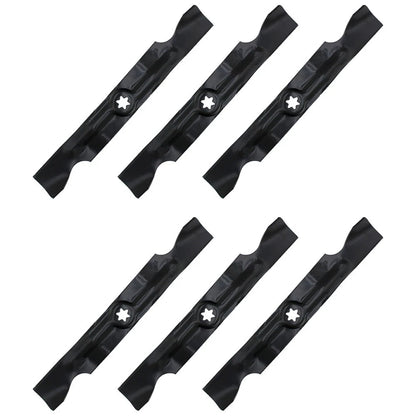 Set of 6 Replacement 17.9" Lawn Mower Blades for Cub Cadet Mowers