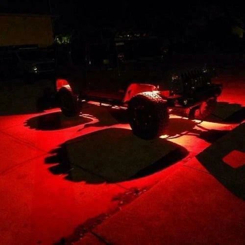 4X Red LED Rock Lights for Jeep (SM-A-SY0725)