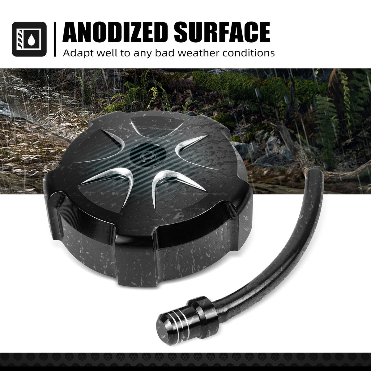 Billet Fuel Gas Tank Cap for Honda CRF450R CRF450RX (2002–2018)