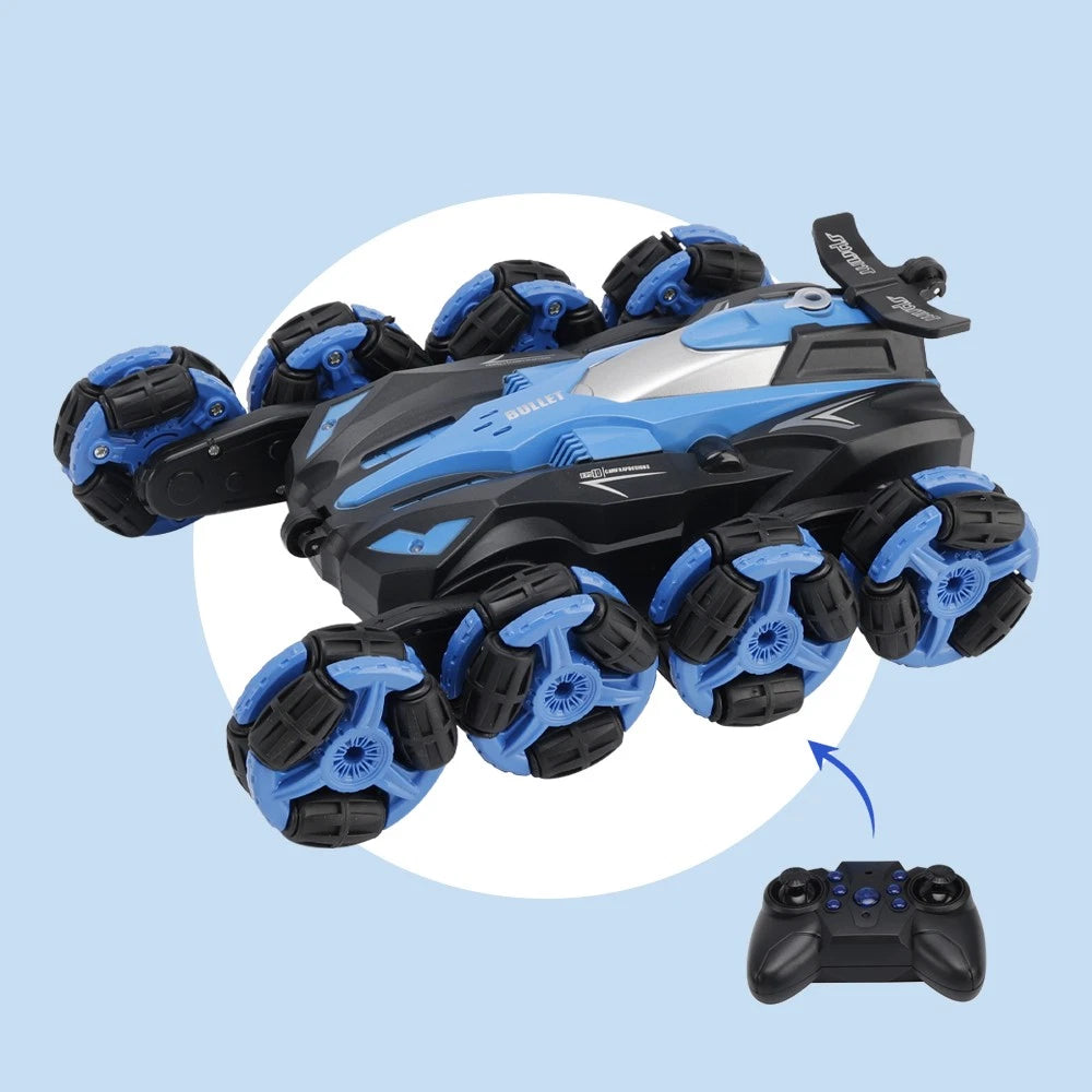Cool 8 Wheels Hand Controlled RC Stunt Car Toys