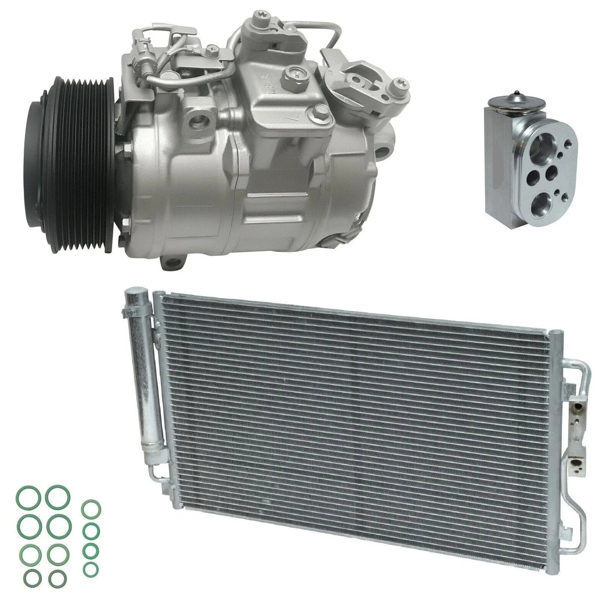 AC Compressor Kit with Condenser for BMW 335i xDrive 3.0L (2015–2015)
