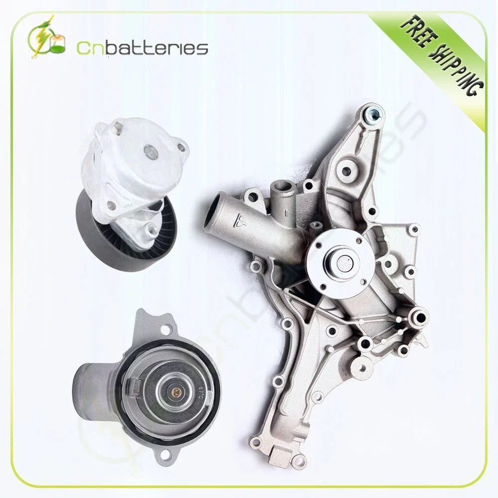 Water Pump, Thermostat, Tensioner for Mercedes-Benz C320 C240 CL500 (2001–2005)