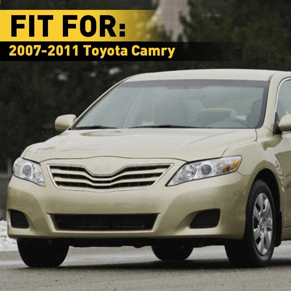 Set of 2 Black Roof Top Trim Molding for Toyota Camry (2007–2011)