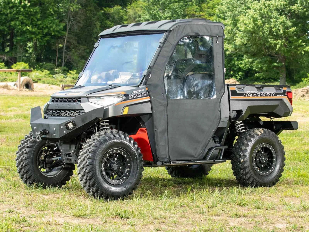 SuperATV Primal Soft Cab Enclosure Doors for Bobcat UV34 (No Rear Windshield)