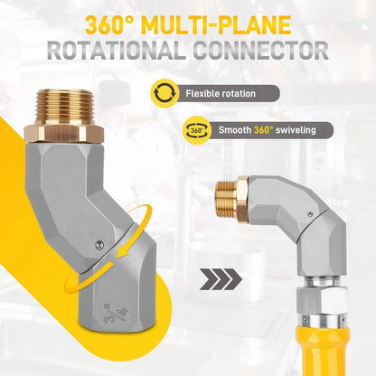 3/4" Gas Hose Connector Kit for Kitchen (1675KIT48)