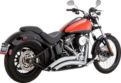Vance & Hines Big Radius 2-into-2 Chrome Exhaust for Harley Softail (1986–2009)