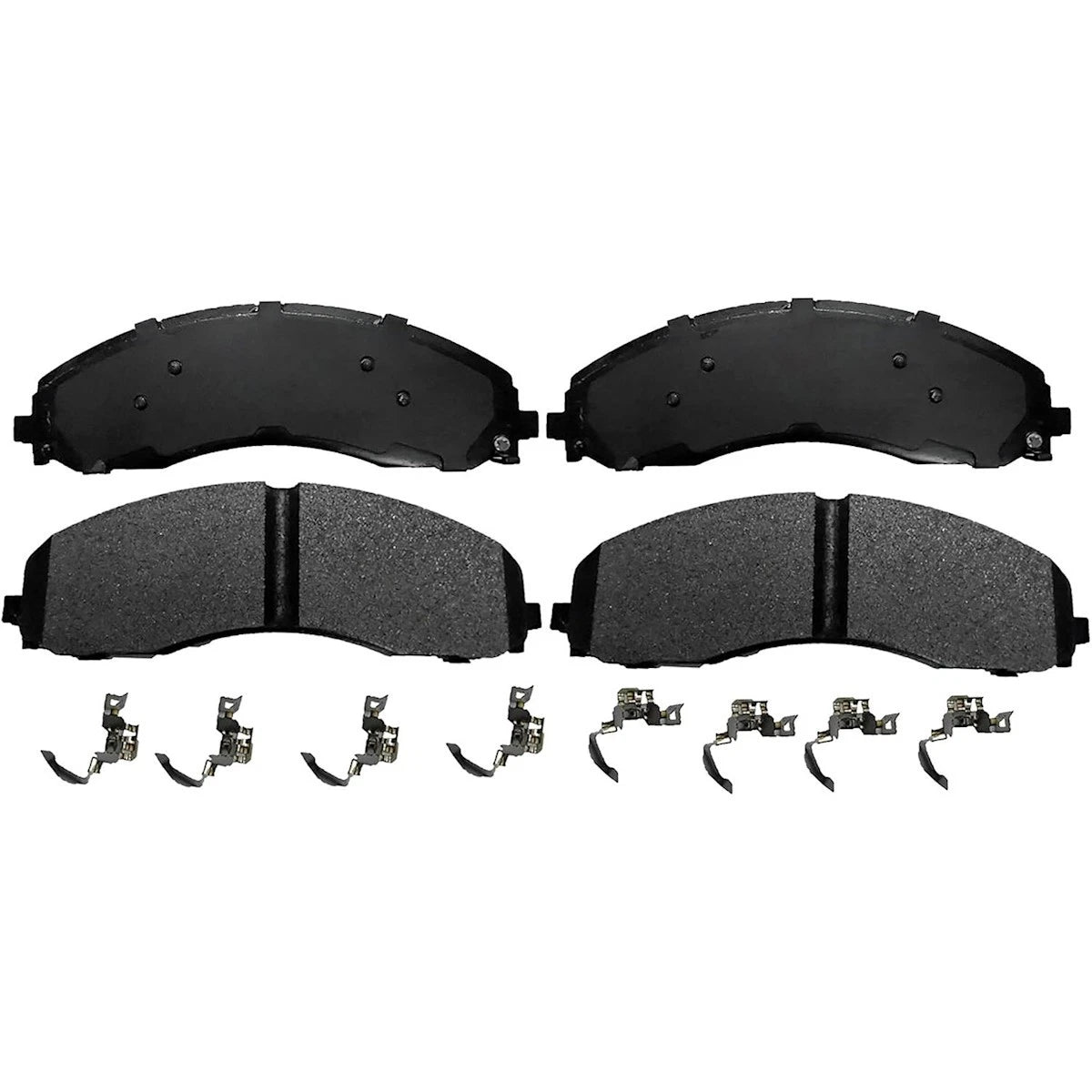 2X Brake Pad Sets 17D2018MH for Ford F-450 Super Duty F-550 (2017–2022)