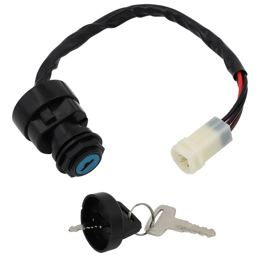 Ignition Switch with Keys for Yamaha ATV (Replaces OEM# 2FJ-82510-09-00, AT-01287)