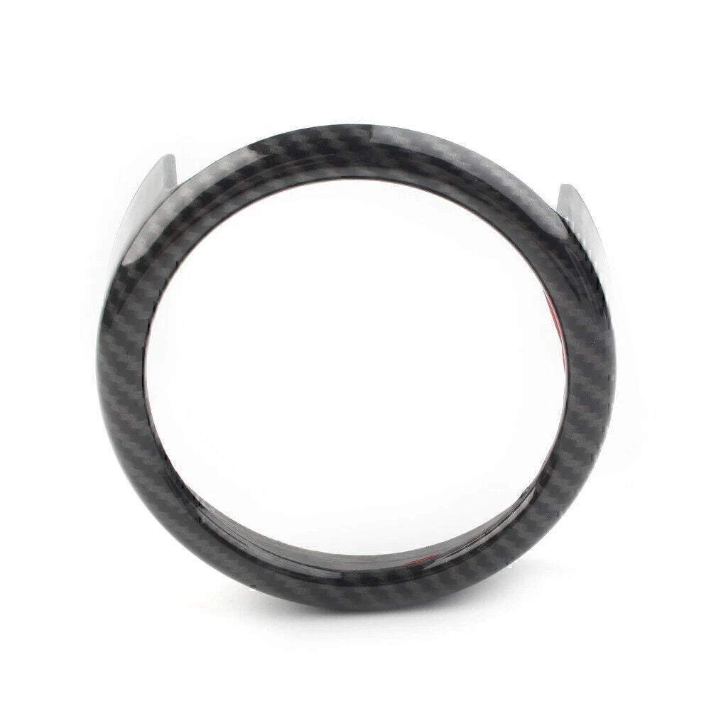 Carbon Fiber Front Grille Emblem Ring for Alfa Romeo Giulia (2017–2020)