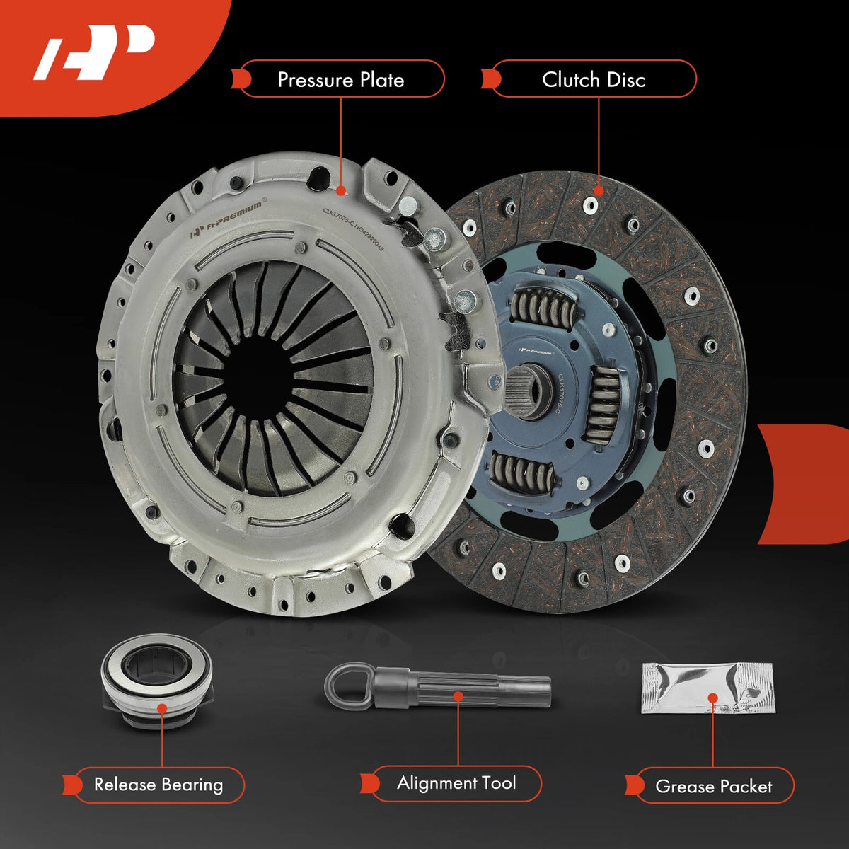 Clutch Kit for VW Jetta Golf Passat Beetle 2.5L (2011–2014) 623 3306 770, 17-075