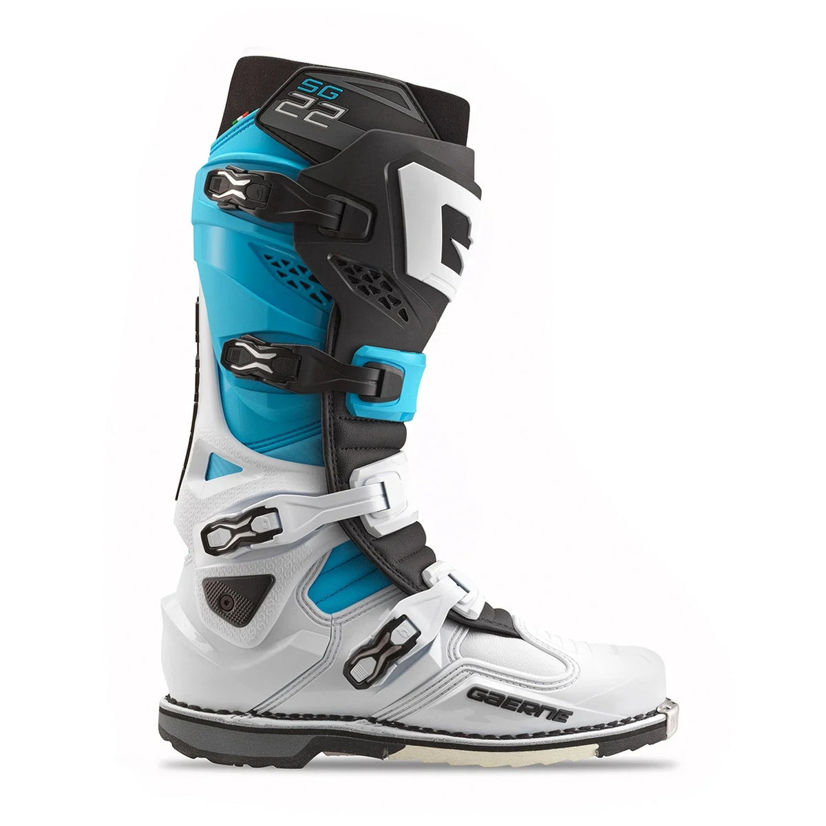 Gaerne SG 22 Offroad Boots for Men US 10 (Dual Air Vents, Steel Toe)