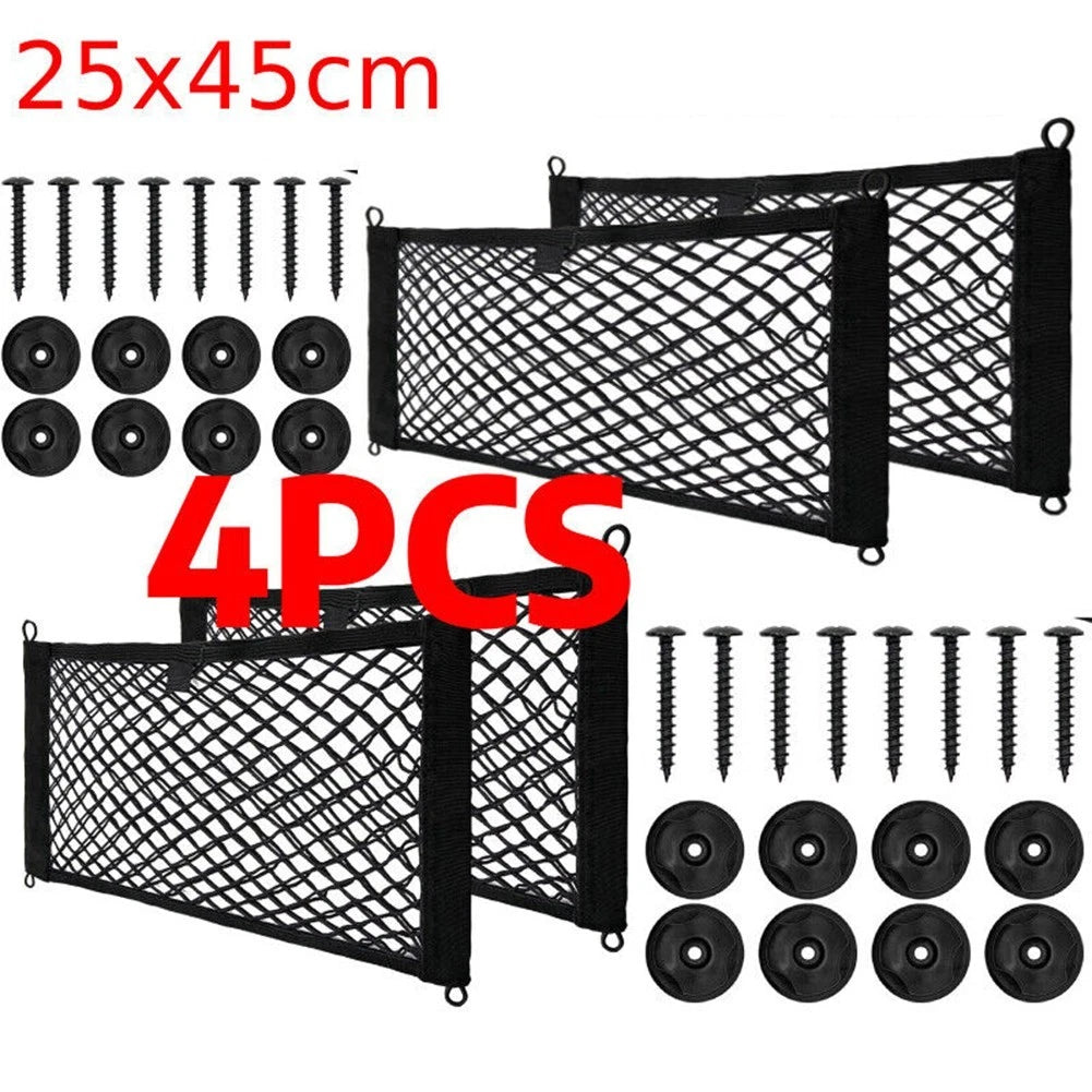 Large Elasticated Wall Mounted Storage Net for Camper Vans and Caravans