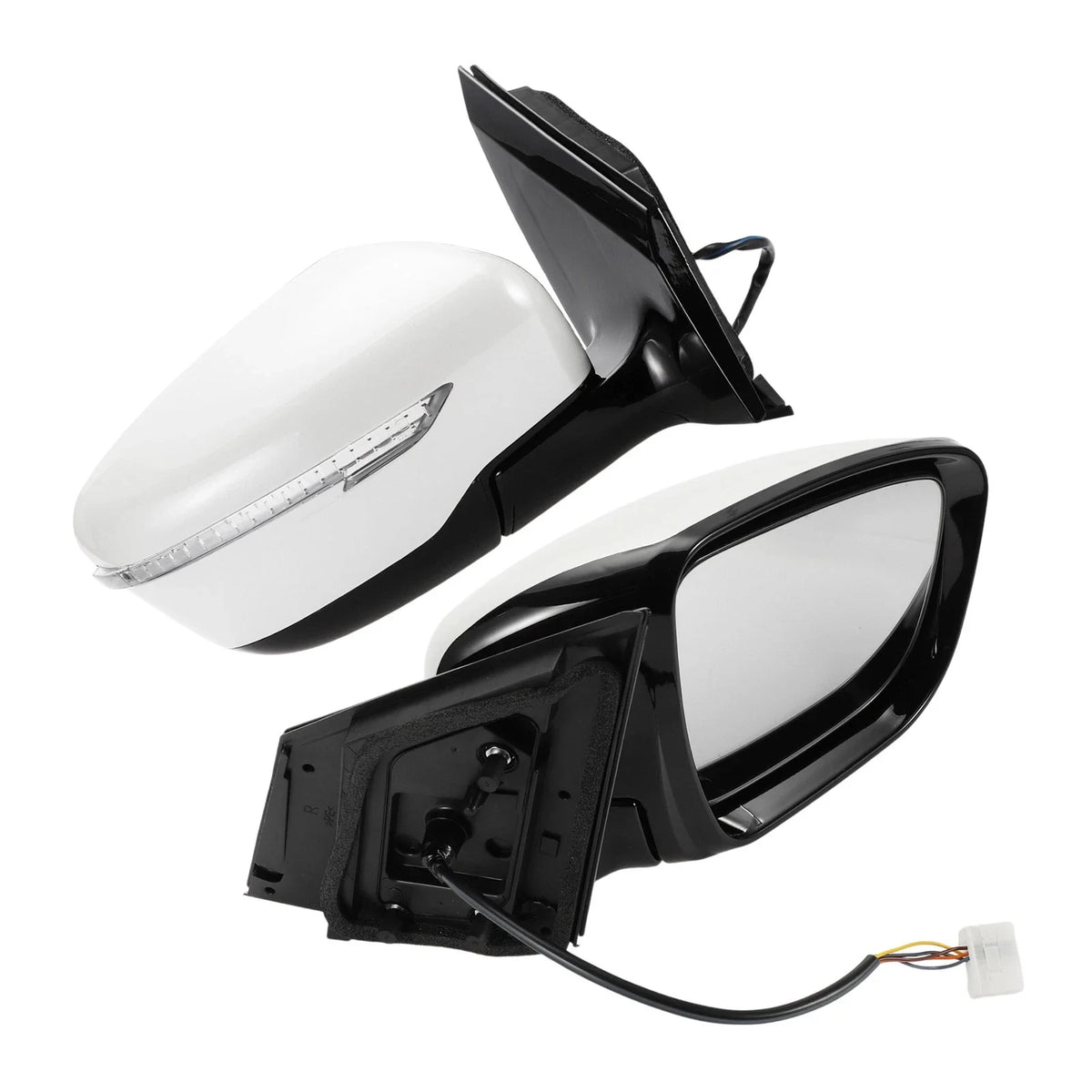 Right Side Door Mirror for Nissan Murano (2015–2020) Manual Folding White