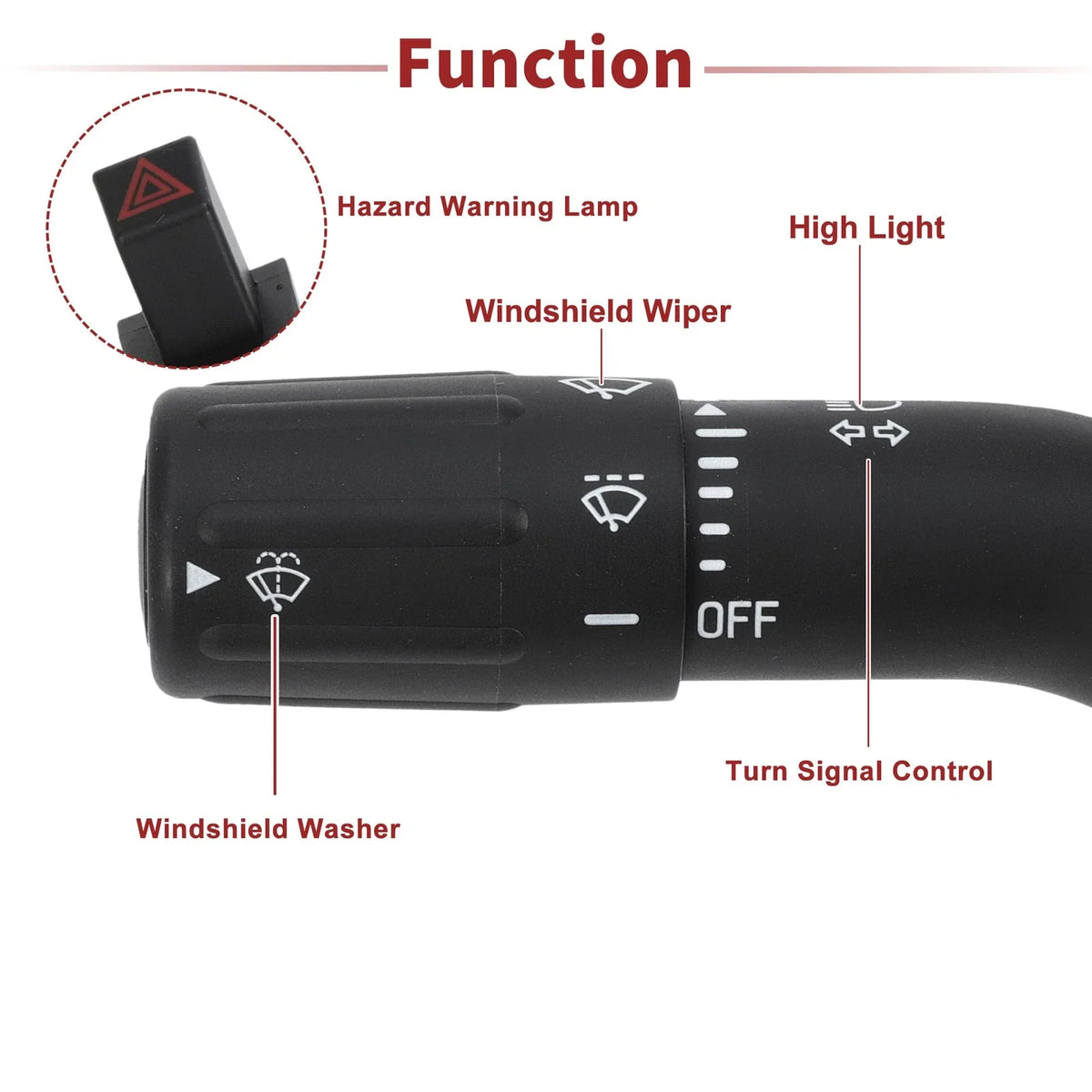 Turn Signal Switch Lever No. 8S4Z13K359AA for Ford Focus (2008)