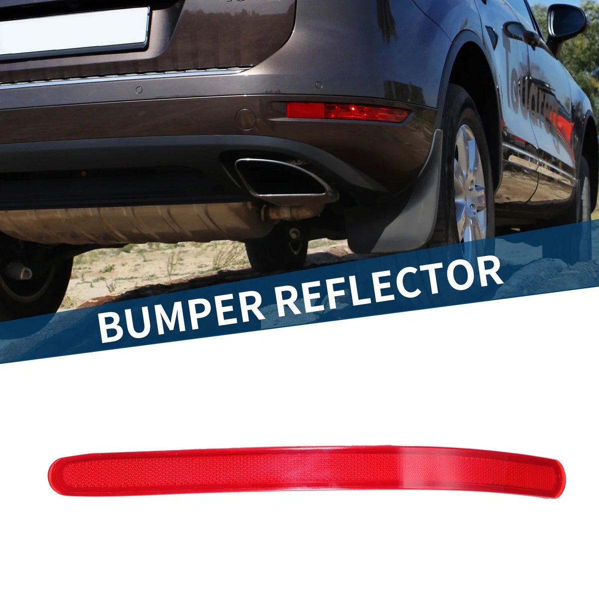 Rear Left Bumper Reflector No. 7L6945106A for Volkswagen Touareg (2004–2010)