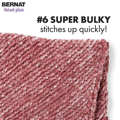 2X Bernat Velvet Plus Cream Yarn 300g/10.5oz Pack