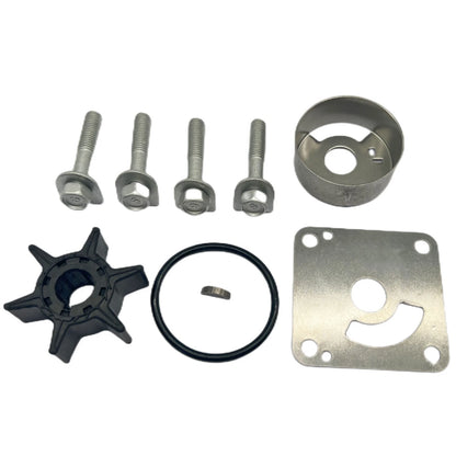 Water Pump Impeller Kit for Yamaha 2-Stroke 20 25 HP Outboards (6L2-W0078-00)
