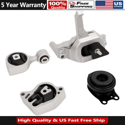 Set of 4 Engine Motor & Trans Mounts for Nissan Altima (2007–2016) QMP-I08J0100