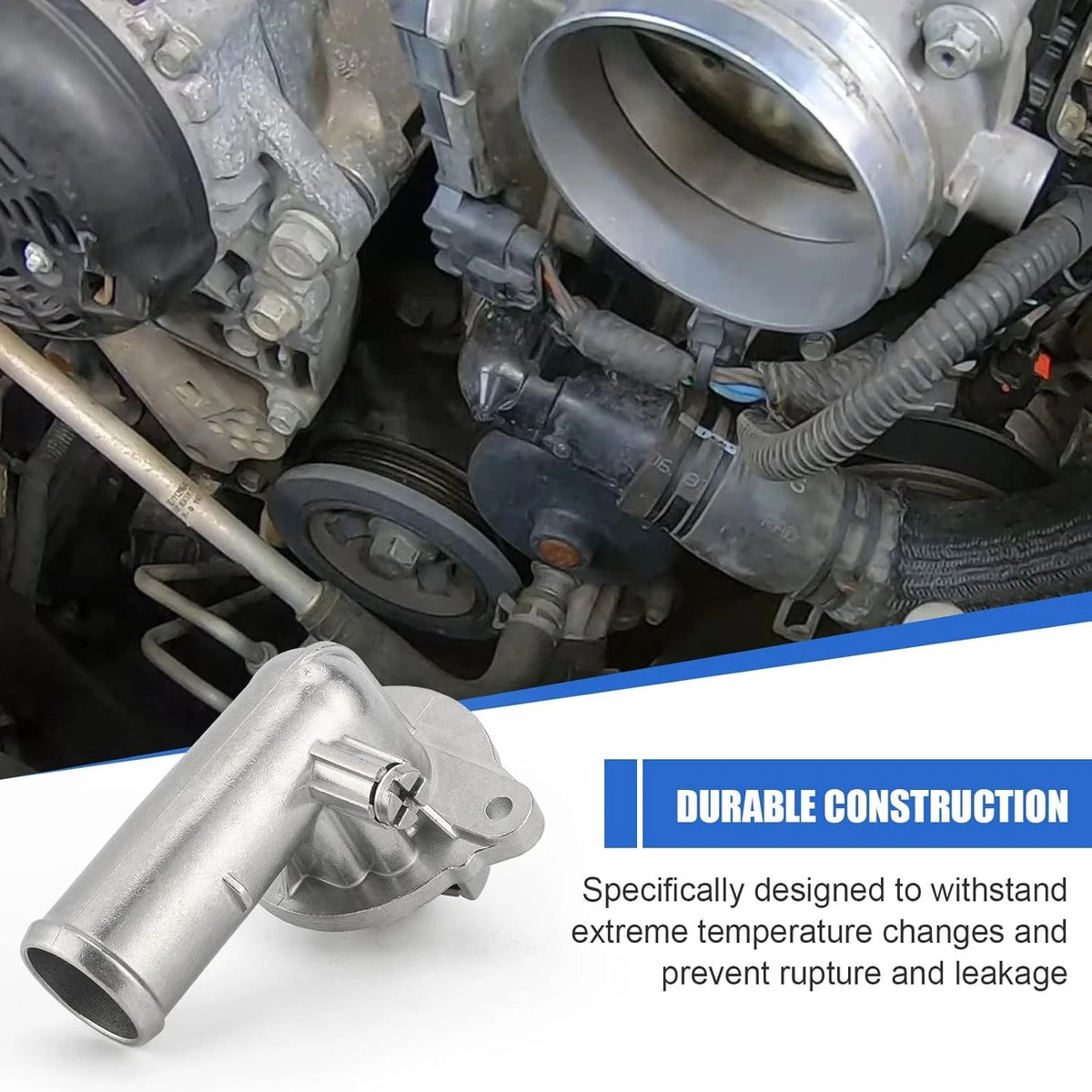 Aluminum Thermostat & Housing Assembly for Jeep Grand Cherokee (2011–2015) 05184651AF