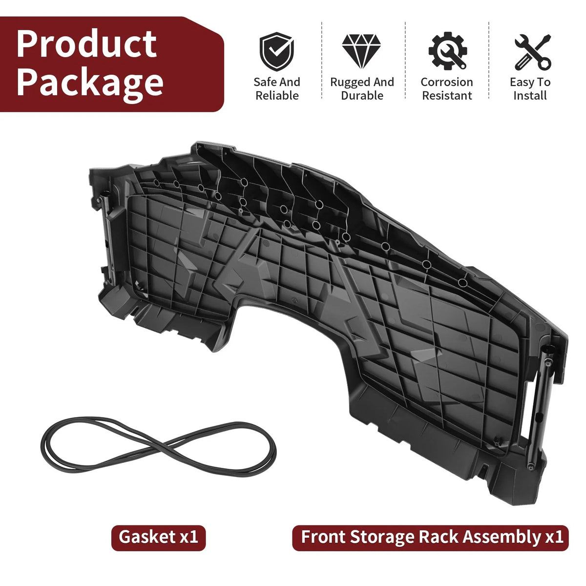 Front Storage Rack & Seal for Polaris Sportsman Touring 450 570 (2014–2021)