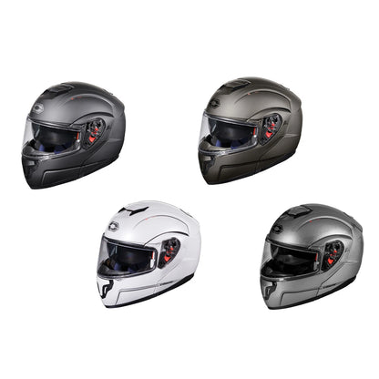 Castle X Modular Helmet for Motorcycle ATV Off Road (DOT, Single Lens)