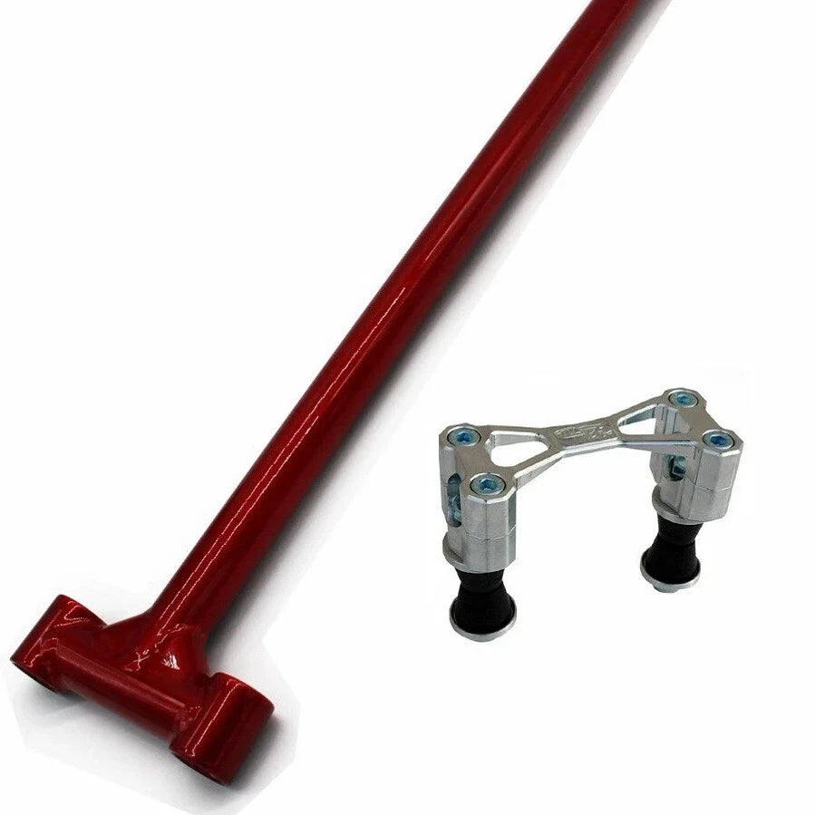 LSR Steering Stem for Yamaha YFZ450 (2004–2005) +1 +0 Red 7/8" Clamp