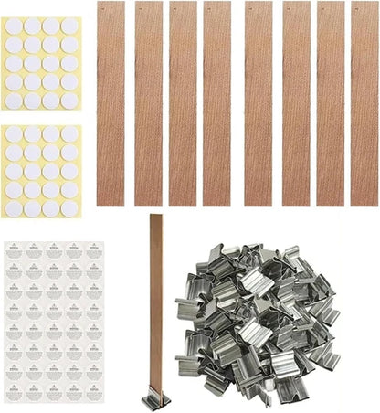 230 PCS Wooden Candle Wicks for Candle Making (0.5mm, 5.10.50.02in)