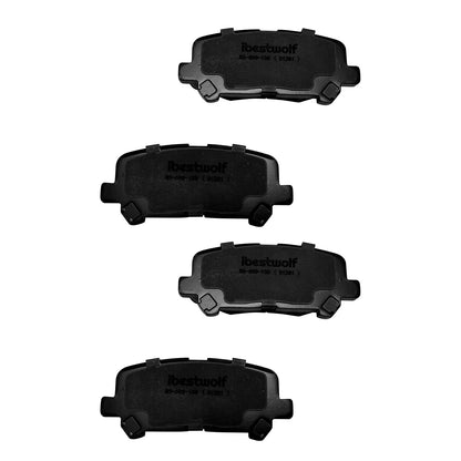 Rear Ceramic Brake Pads for Acura MDX, Honda Odyssey (2007–2017) - D1281, P-1281, 1281