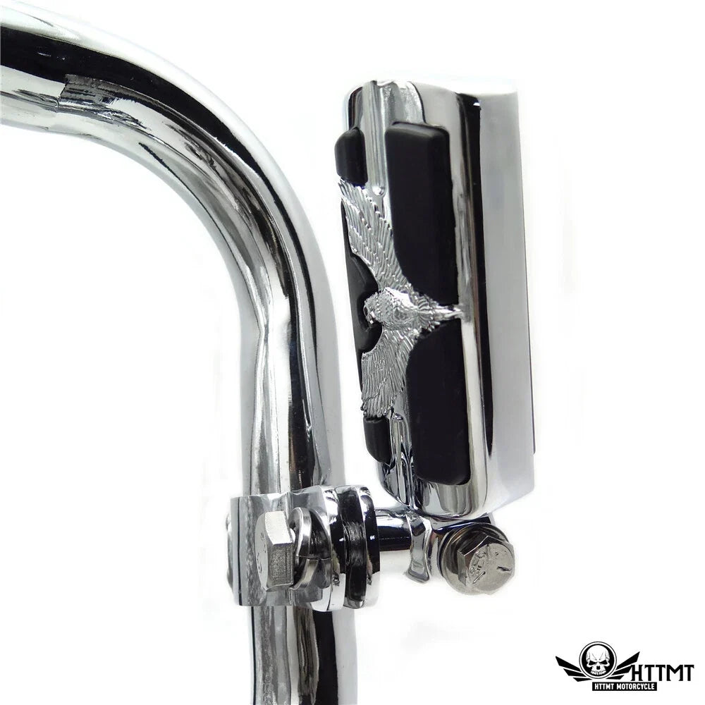 Foot Peg Clamps for Honda GoldWing GL1800 1500 (1" 1-1/4", Chrome)