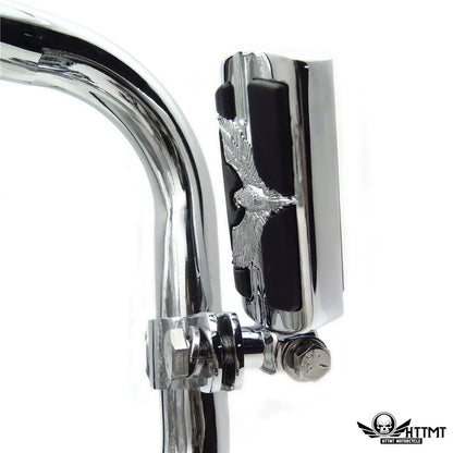 Foot Peg Clamps for Honda GoldWing GL1800 1500 (1" 1-1/4", Chrome)