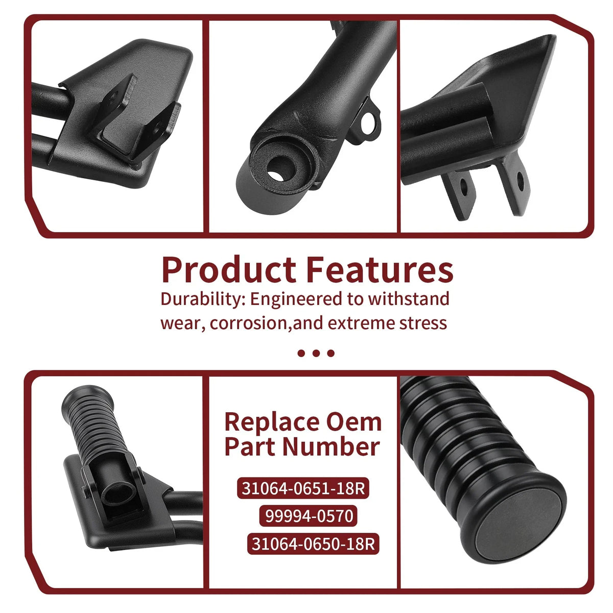 Foot Peg Kit for Kawasaki Vulcan S 650 EN650 ABS (2015–2024) 99994-0570