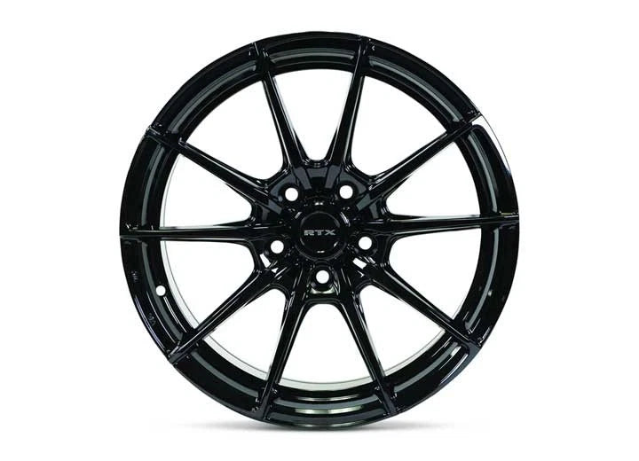 Set of 4 RTX Wheels SL01 18x8 5x114.3 ET42 CB73.1 Gloss Black (082883)
