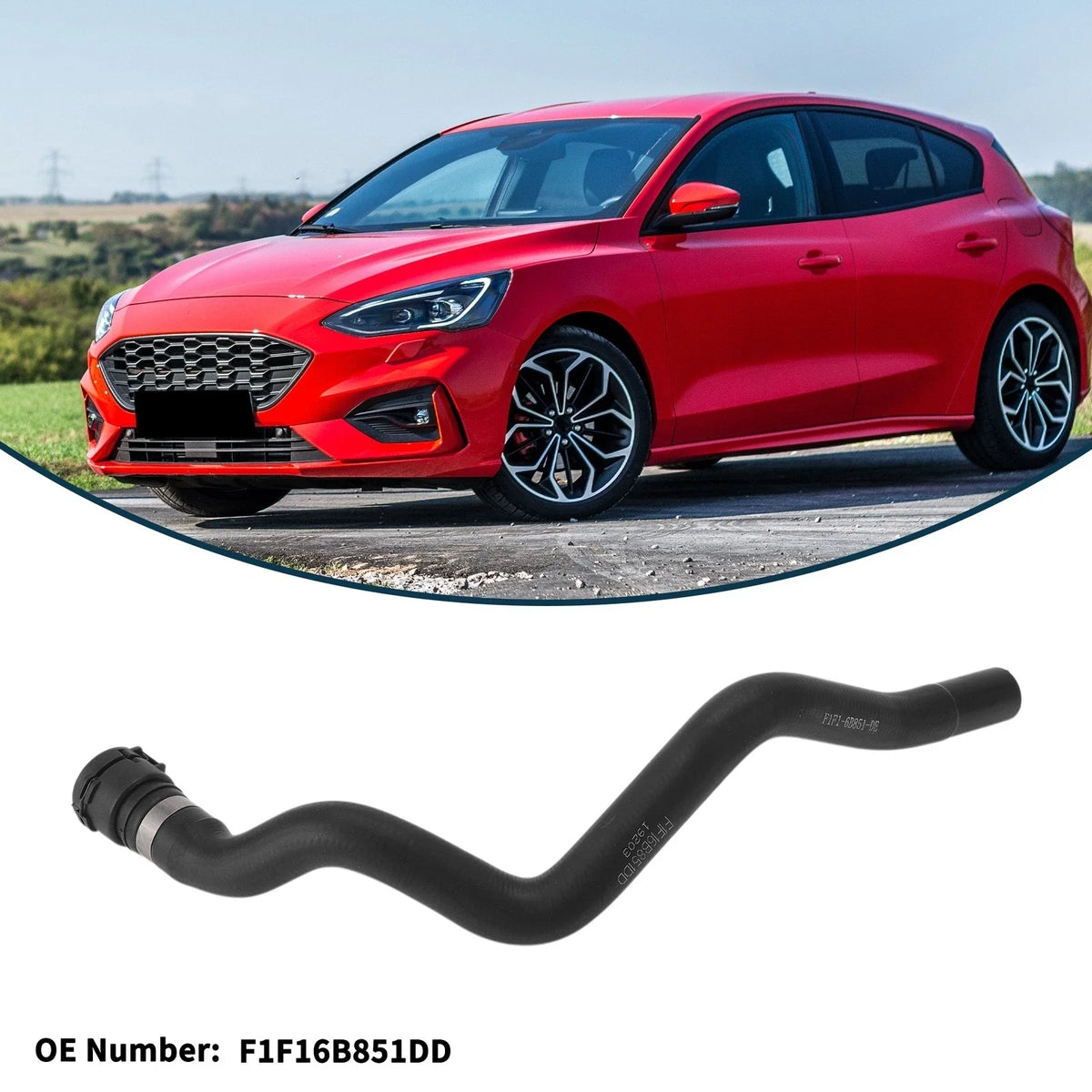 Radiator Hose No.F1F16B851DD for Ford Focus (2015) Rubber Heating Pipe
