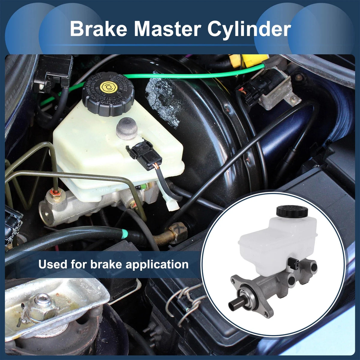 Brake Master Cylinder with Reservoir No.M630484 for Nissan Frontier (2005–2010)