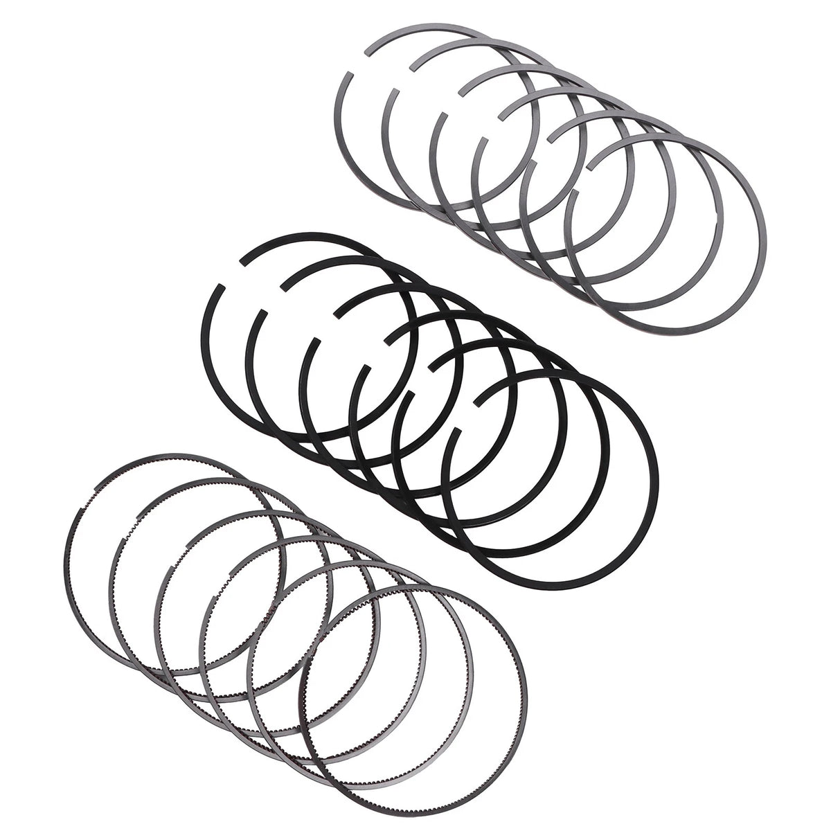 Set of 4 Piston Rings for Jeep Grand Cherokee, RAM 1500 EcoDiesel (2014–2020) - 68147230AA