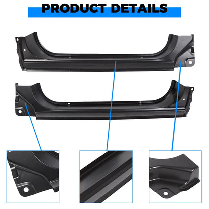 4 PC Cab Corners & Rocker Panels for Chevy GMC C10 K10 (1973–1987)
