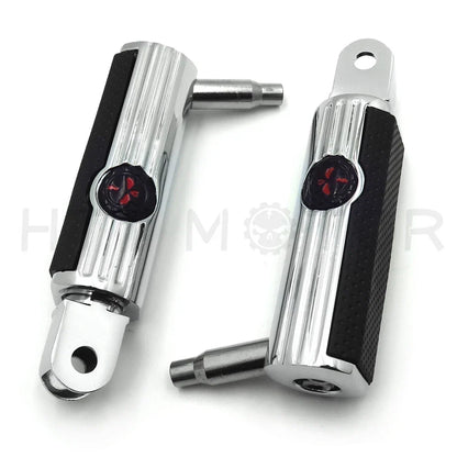 Skull Footpegs for Honda Stateline Shadow VLX VTX1300C VTX1800C VTX1800F (2010–2015)
