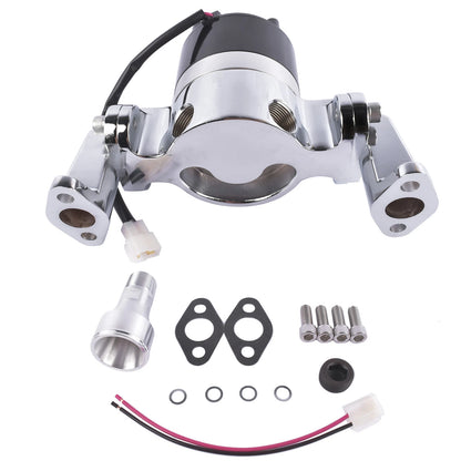 Chrome High Flow Electric Water Pump for SBC Small Block Chevy (283–400) 8010C