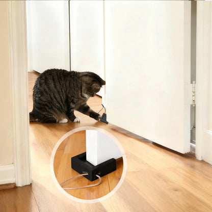 Door Stopper for Home Office (2023) - Shock Absorbent Block Wedge, Black