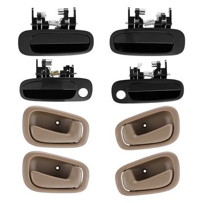 8pcs Exterior Door Handle for Toyota Corolla (1998–2002)