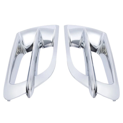 Set of 2 ABS Side Fairing Accent Grilles for Honda Goldwing GL1800 (2001–2011) Chrome