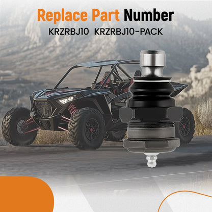 Set of 4 Upper Lower Front Ball Joints for Polaris RZR 4 1000 (2014–2024) KRZRBJ10